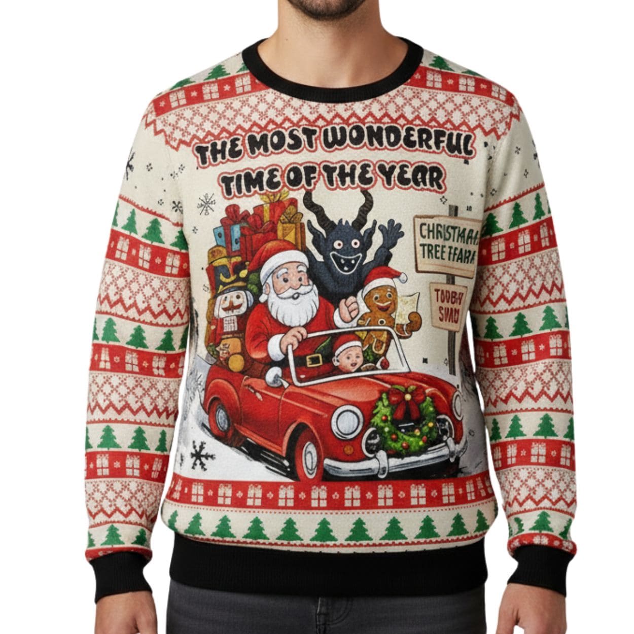 The Most Wonderful Time Of The Year Ugly Christmas Sweater The Most Wonderful Time Of The Year Ugly Christmas Sweater