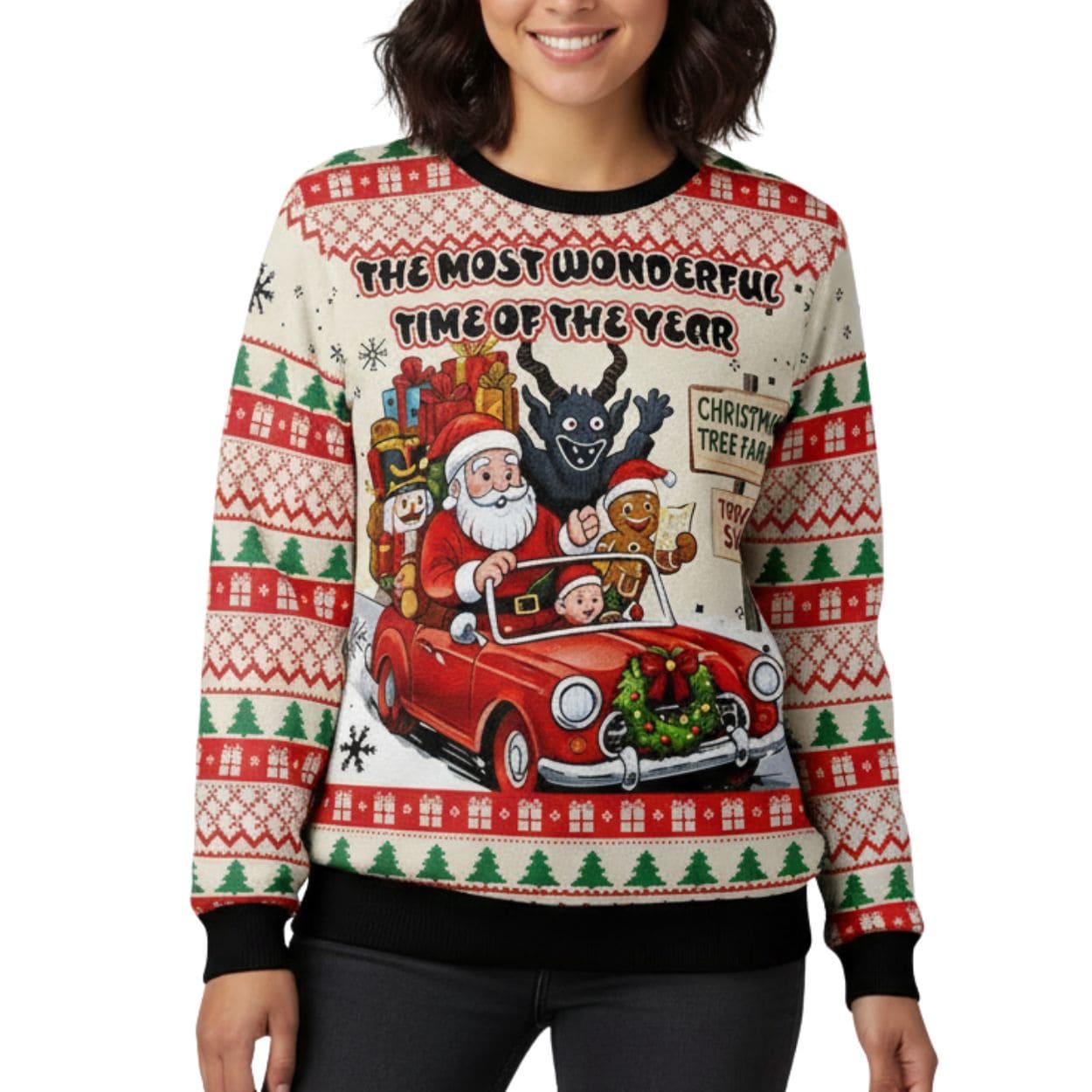 The Most Wonderful Time Of The Year Ugly Christmas Sweater The Most Wonderful Time Of The Year Ugly Christmas Sweater