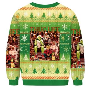 Thug Life Christmas Movie Friends Christmas Ugly sweater 1 Thug Life Christmas Movie Friends Christmas Ugly sweater