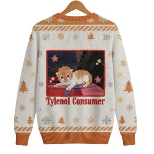 Tyleno Consumer Cat Christmas Ugly Sweater 1 Tyleno Consumer Cat Christmas Ugly Sweater