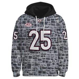 Virginia Tech Football Hokie Stone Limited Edition Hoodie 2
