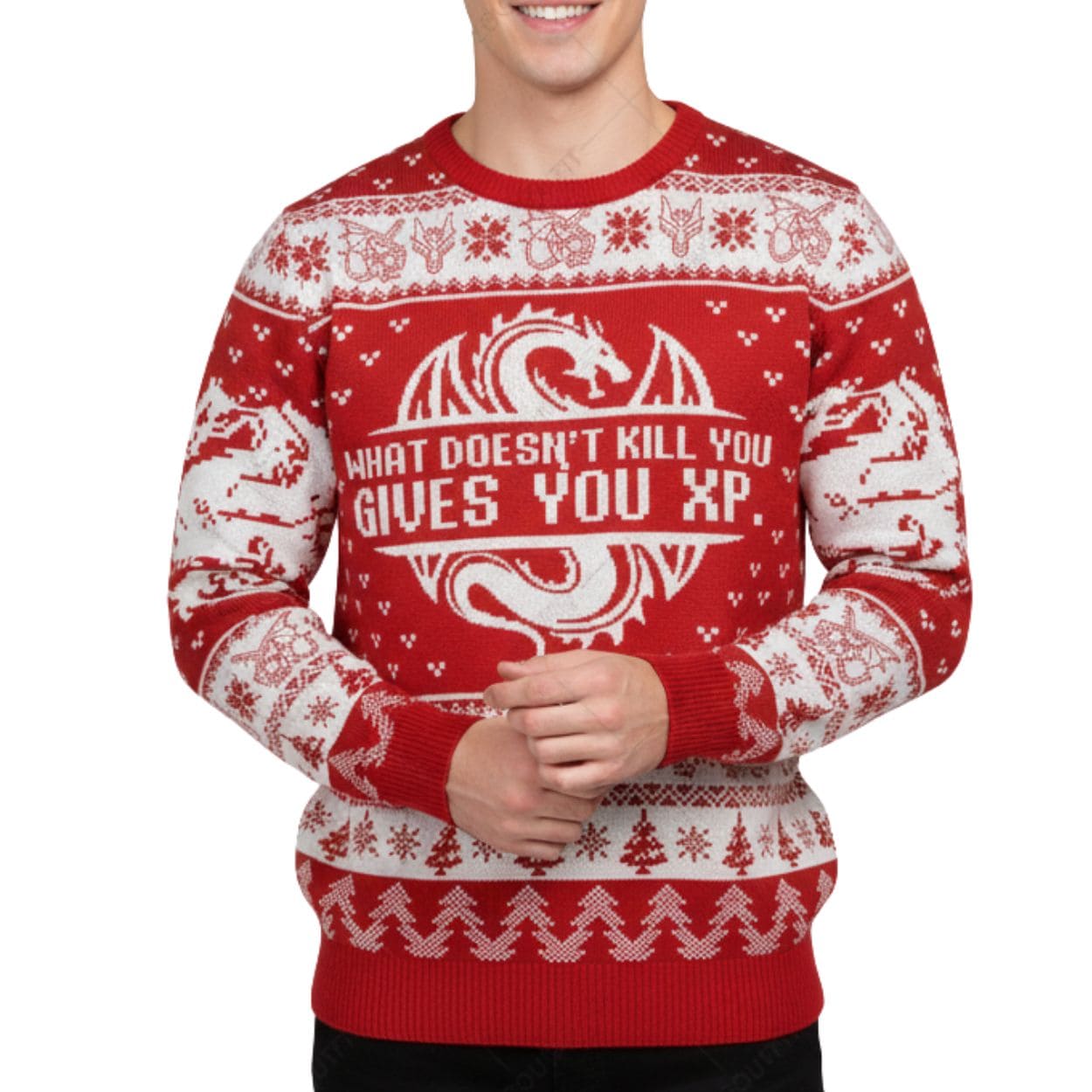 What Doesn’t Kill You Gives You XP Ugly Christmas Sweater What Doesn’t Kill You Gives You XP Ugly Christmas Sweater
