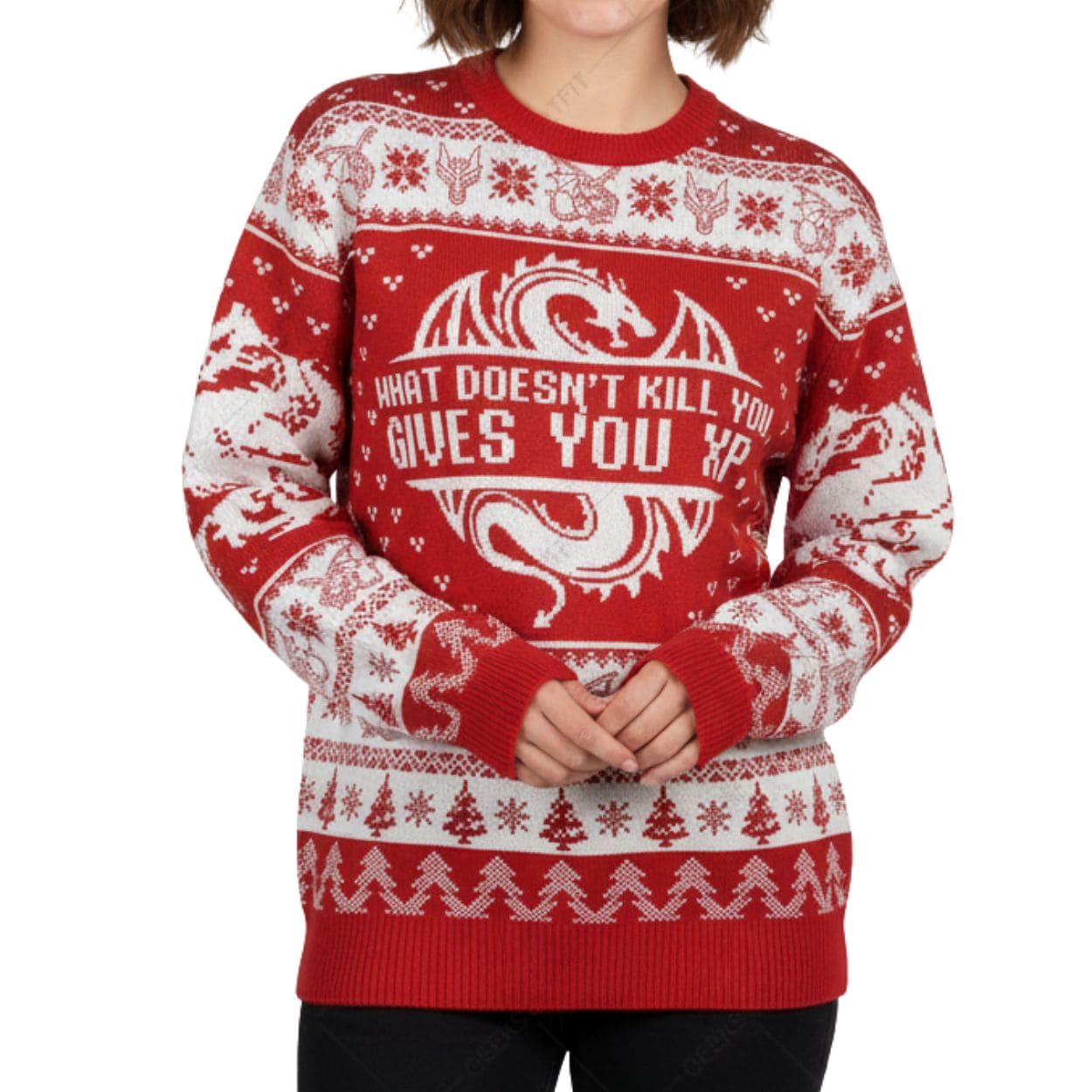 What Doesn’t Kill You Gives You XP Ugly Christmas Sweater What Doesn’t Kill You Gives You XP Ugly Christmas Sweater
