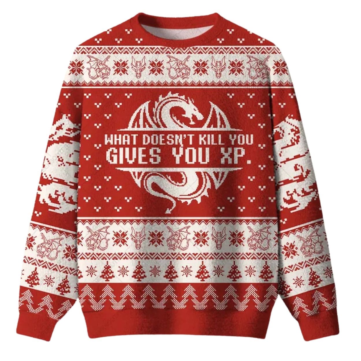 What Doesn't Kill You Gives You XP Ugly Christmas Sweater What Doesn't Kill You Gives You XP Ugly Christmas Sweater