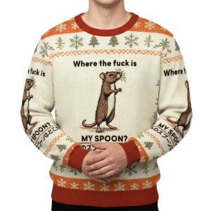 Where's My Spoon Christmas Ugly Sweater 1 Where's My Spoon Christmas Ugly Sweater 2
