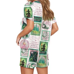 Wicked Changed For Good Silky Satin Pajama Set