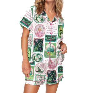 Wicked Changed For Good Silky Satin Pajama Set