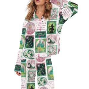 Wicked Changed For Good Silky Satin Pajama Set