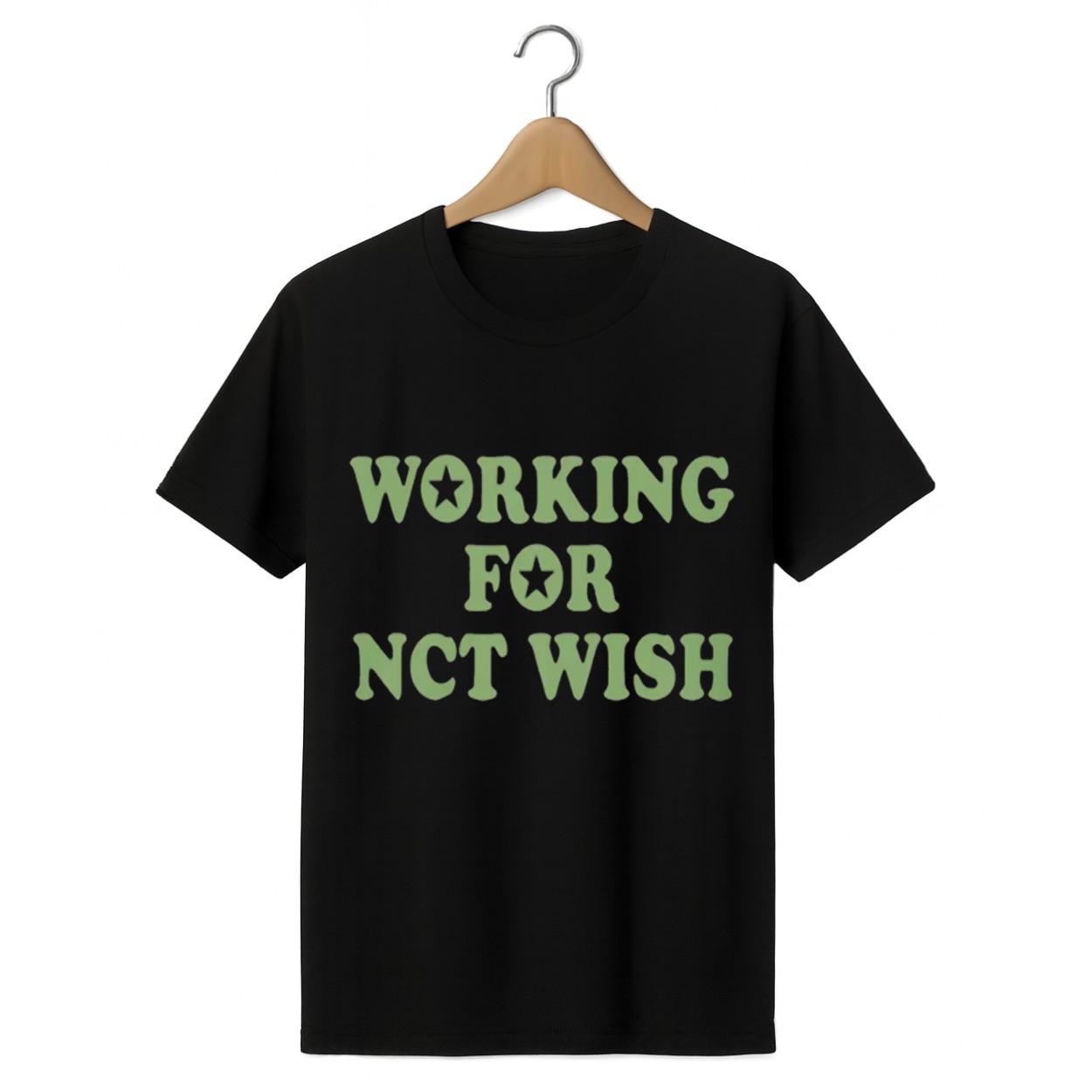 Working For Nct Wish Shirt 1 black 1 Working For Nct Wish Shirt 1 black 1