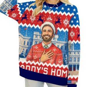 Zohran Mamdani Daddy's Home Ugly Sweater 1 Zohran Mamdani Daddy's Home Ugly Sweater 1