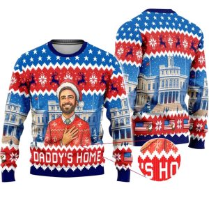 Zohran Mamdani Daddy’s Home Ugly Sweater