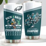 2025 Eagles Back 2 Back NFC East Division Champions Tumbler Cup