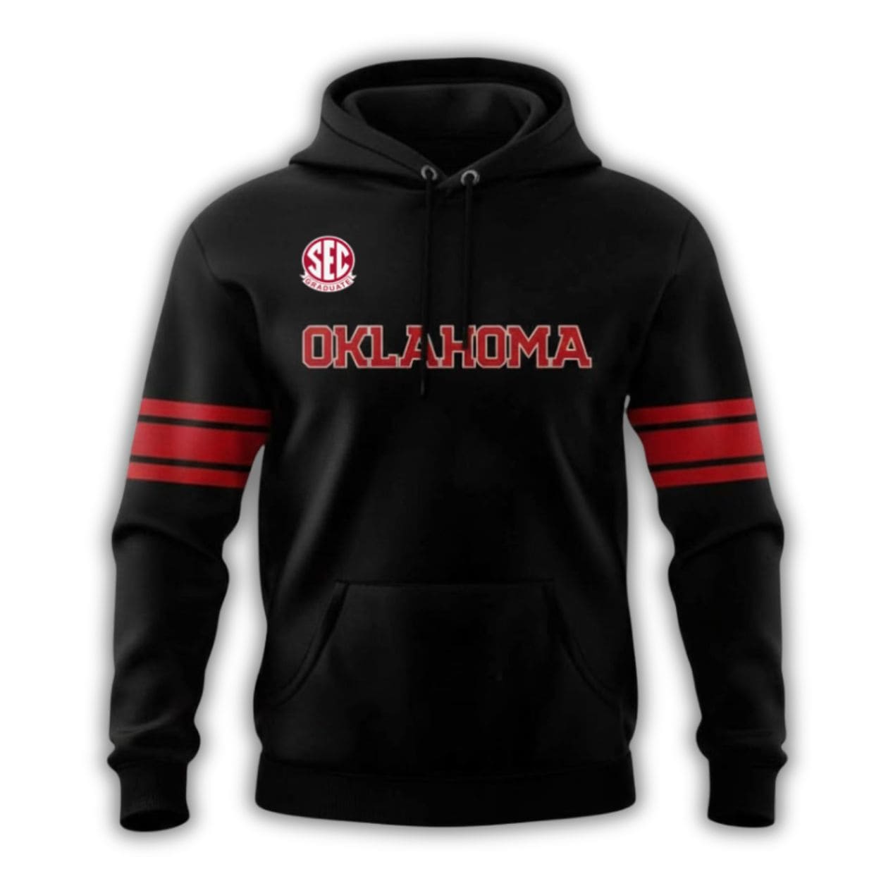 Oklahoma Hard To Kill Gildan 18500 Pullover Hoodie – Black, Unisex, Cotton, Made In USA