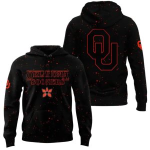 2025 Oklahoma Sooners x Stranger Things Hoodie 2