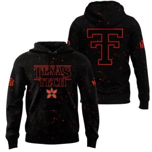 2025 Red Raiders x Stranger Things Hoodie 2