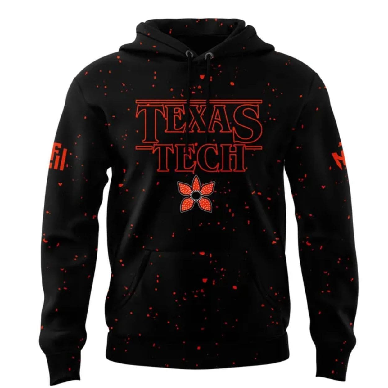 2025 Red Raiders x Stranger Things Hoodie 2025 Red Raiders x Stranger Things Hoodie