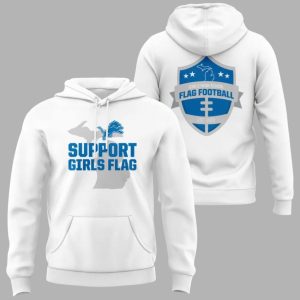 2025 Support Girls Flag Lions Hoodie 2