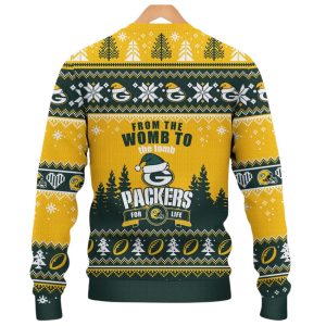 AJ Dillo Packers For Life Christmas Ugly Sweater