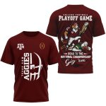 Aggies Football Road To The National Championship 2025 Reveille And Sebastian The Ibis Shirt