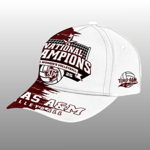 Aggies Women’s 2025 Volleyball National Champions Classic Cap 1