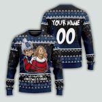 All I Want For Christmas Is Silence Cowboys Ugly Christmas Sweater
