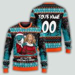 All I Want For Christmas Is Silence Dolphins Ugly Christmas Sweater