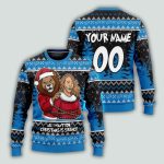 All I Want For Christmas Is Silence Lions Ugly Christmas Sweater