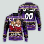 All I Want For Christmas Is Silence Vikings Ugly Christmas Sweater