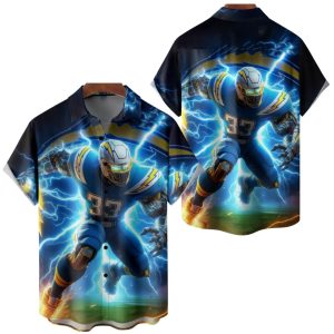 American Football Chargers Art Hawaiian Shirt 2