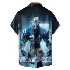 American Football Indianapolis Art Hawaiian Shirt 1