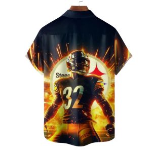 American Football Steelers Art Hawaiian Shirt 1