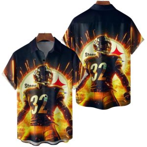 American Football Steelers Art Hawaiian Shirt 2