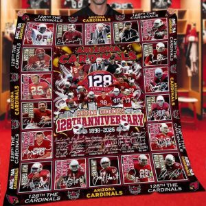 Arizona Cardinals 128th Anniversary 1898 2025 Blanket