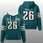 Barkley 26 Eagles NFC East Champs Waffle Hoodie