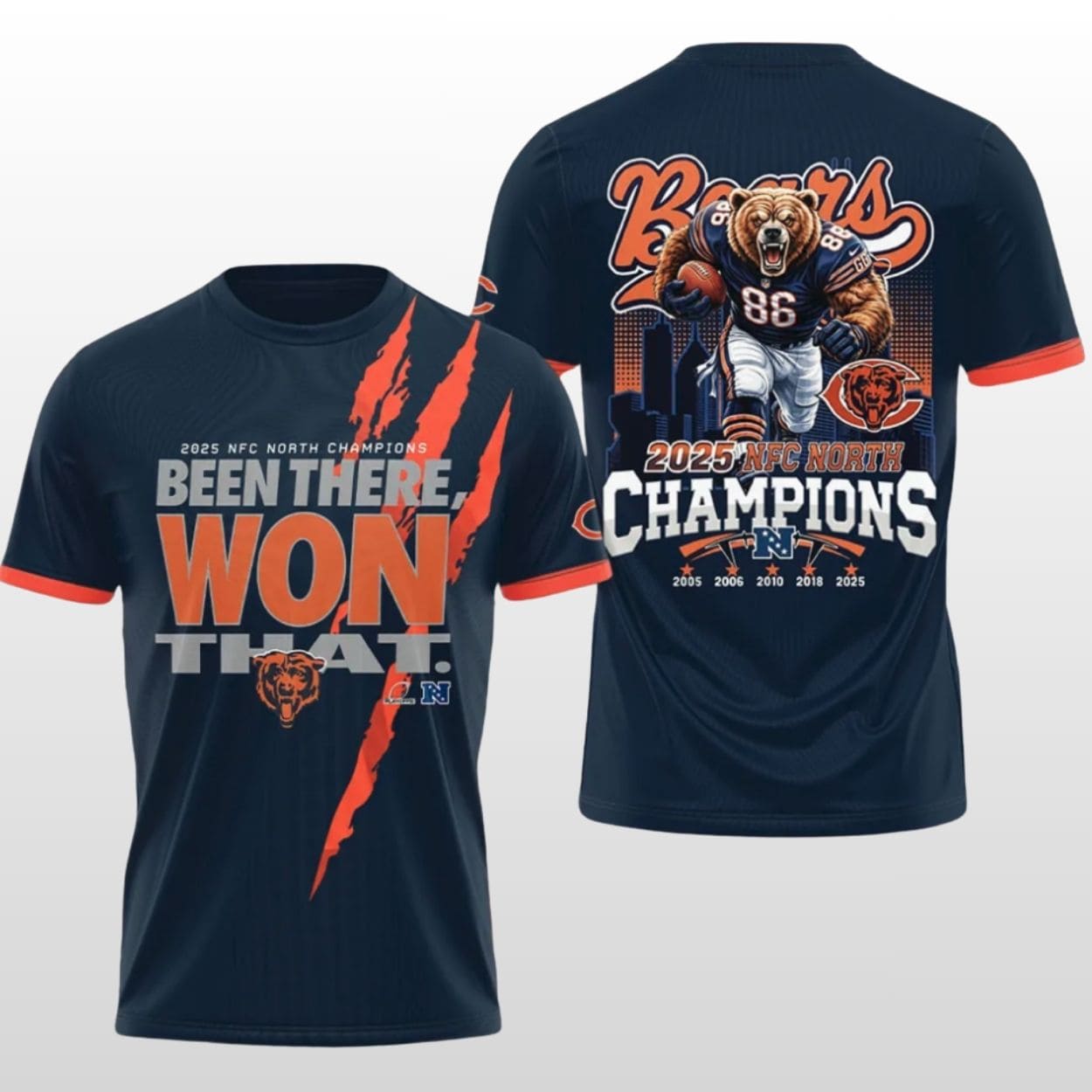 Bears 2025 NFC North Champions Been There Won That Shirt Bears 2025 NFC North Champions Been There Won That Shirt