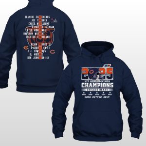 Bears 2025 NFC North Division Champions Good Better Best Shirt 1 Bears 2025 NFC North Division Champions Good Better Best Shirt