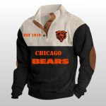 Bears Football EST 1919 Stand-Up Collar Sweatshirt