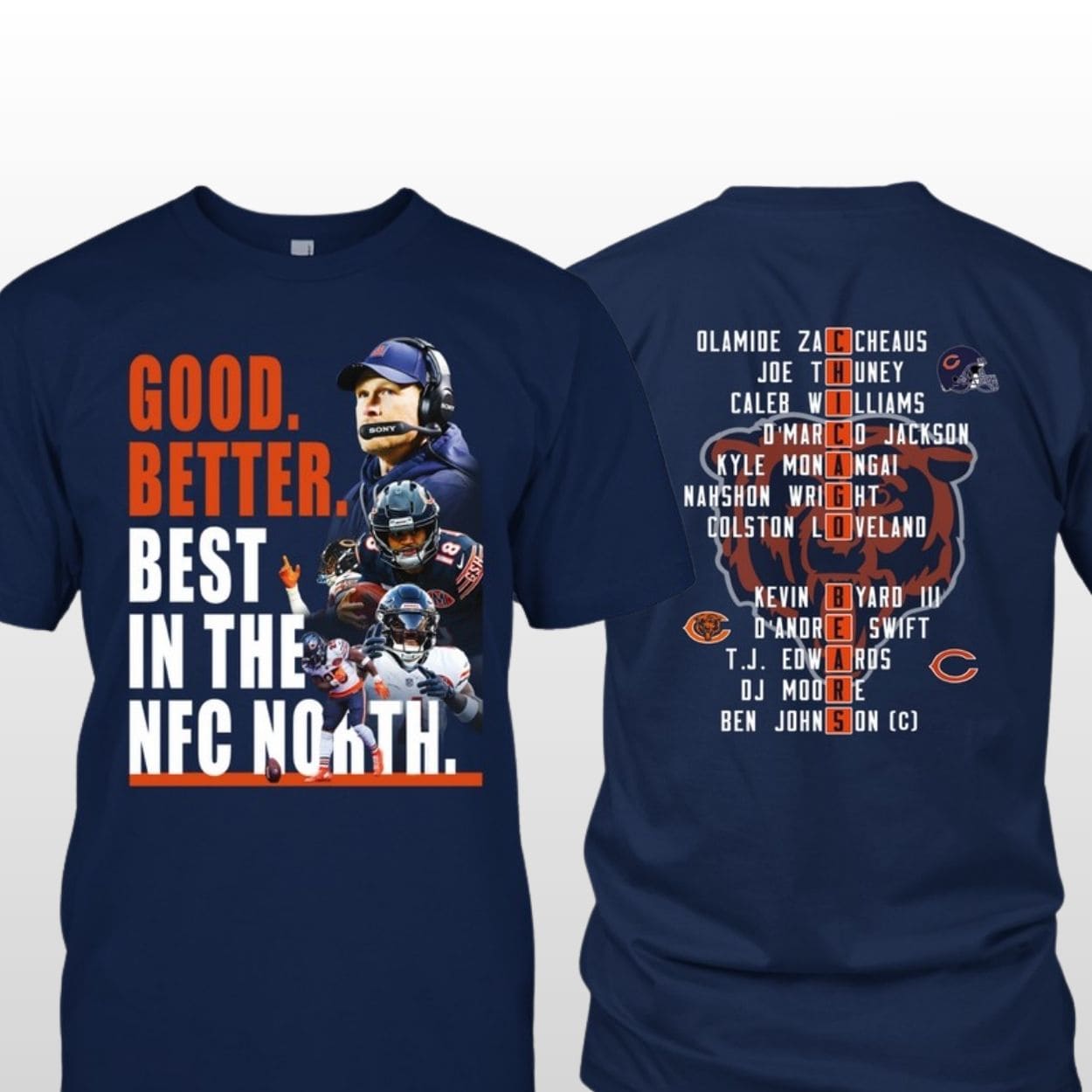Bears Good Better Best In The NFC North Shirt 2 Bears Good Better Best In The NFC North Shirt 2