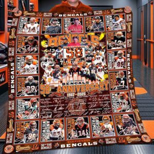Bengals 58th Anniversary 1967 2025 Blanket