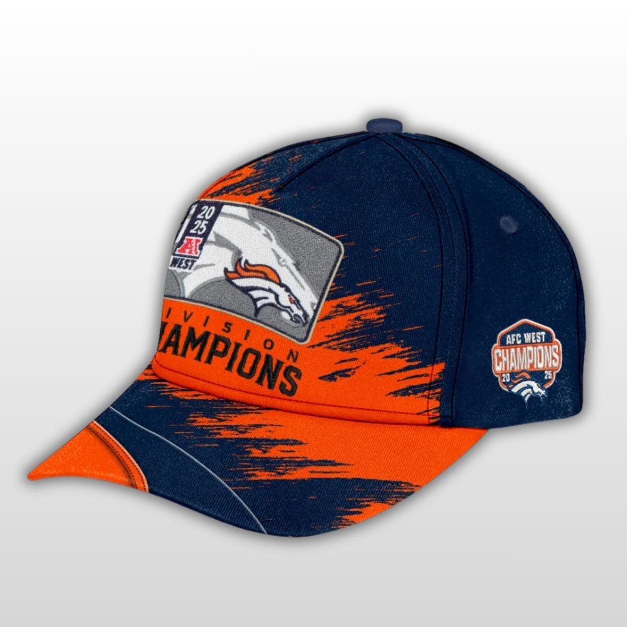 Broncos 2025 AFC West Champions Classic Cap Broncos 2025 AFC West Champions Classic Cap