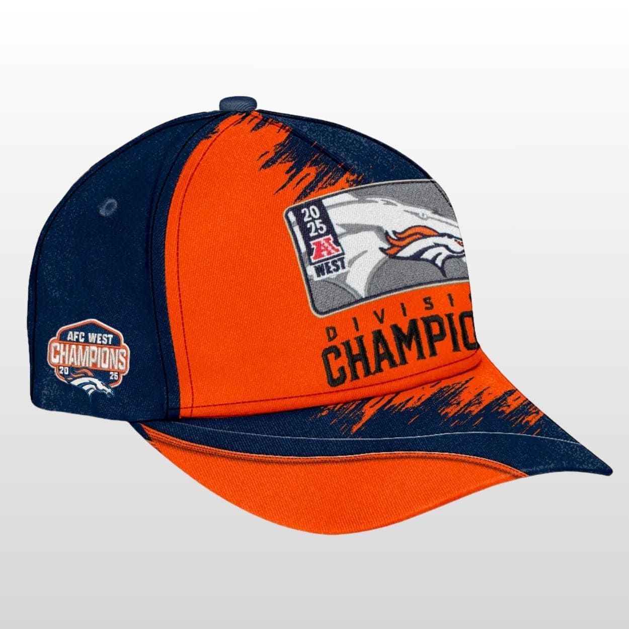 Broncos 2025 AFC West Champions Classic Cap Broncos 2025 AFC West Champions Classic Cap