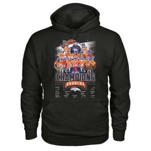 Broncos 2025 AFC West Champions Signature Shirt 2 Broncos 2025 AFC West Champions Signature Shirt 2