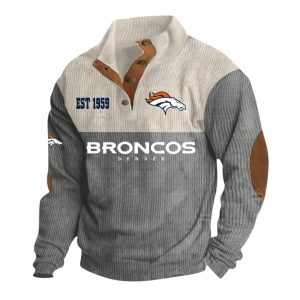 Broncos EST 1959 Stand Up Collar Sweatshirt 1
