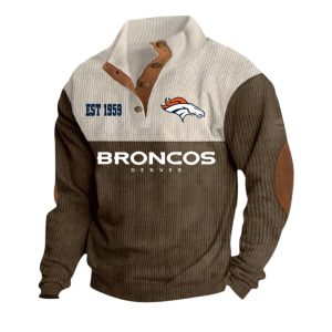 Broncos EST 1959 Stand Up Collar Sweatshirt 2