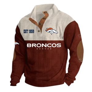 Broncos EST 1959 Stand Up Collar Sweatshirt 3