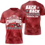Bulldogs Back To Back Southeastern Conference Champions 2025 Shirt