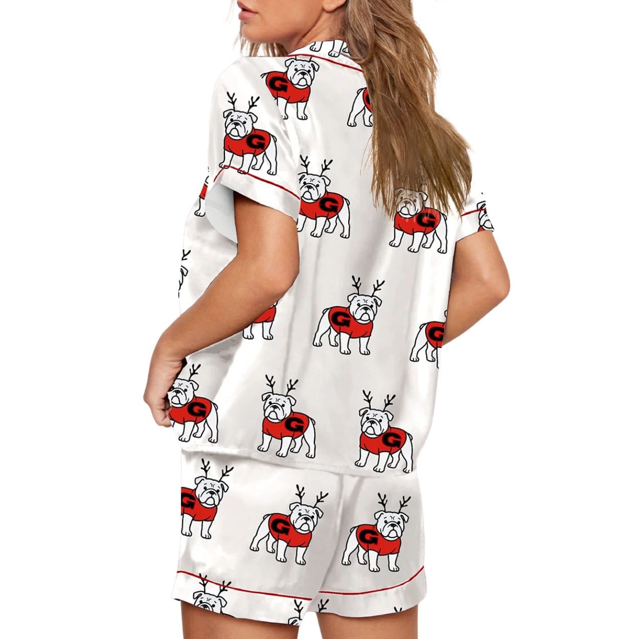 Bulldogs Dawgs Christmas Bulldog Pajama Set Bulldogs Dawgs Christmas Bulldog Pajama Set