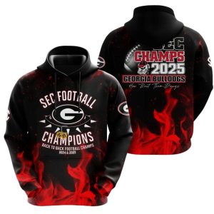 Bulldogs Football 2025 SEC Champions Shirt 1