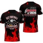 Bulldogs Football 2025 SEC Champions Shirt