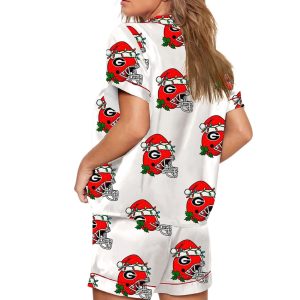 Bulldogs Helmets Christmas Pajama Set 2